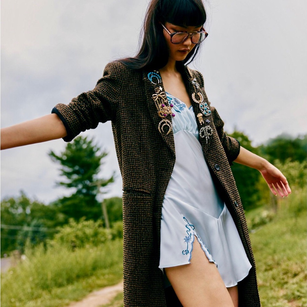 Free People Hailey Tweed Duster/Coat